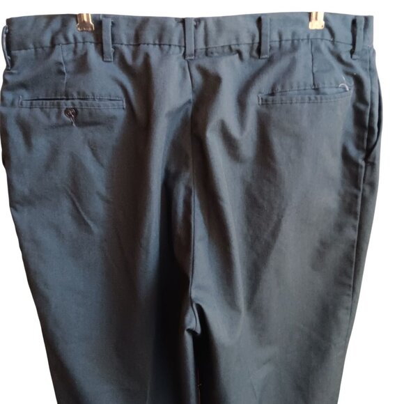 38x27 Vintage Mens 70's Gray Dacron Work/Dress Pants Slacks Talon Zipper USA - Picture 4 of 6